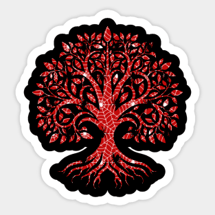 Spider Web Tree Sticker